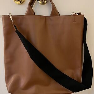 Jil Sander N/S Leather Tote Bag